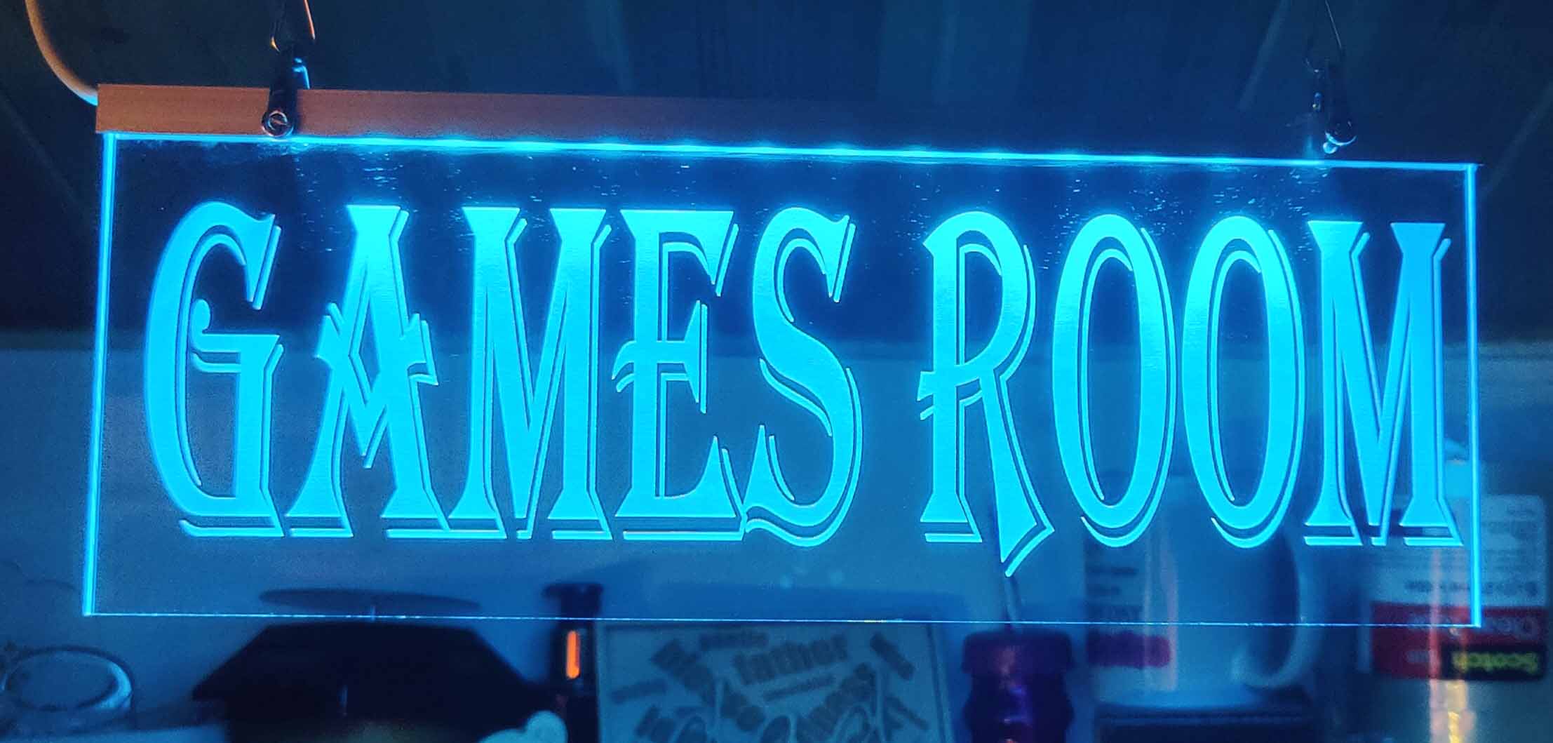 games room led light up bar sign great for mncaves bars pubs